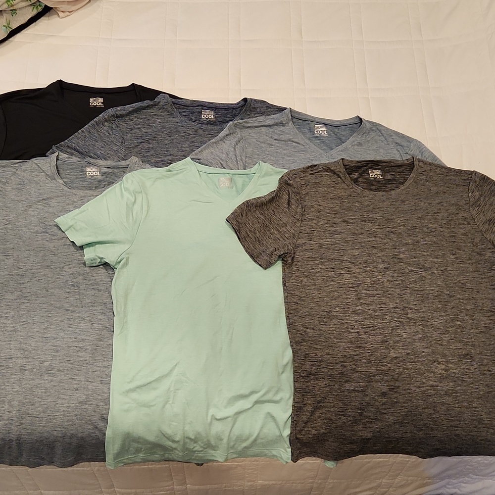 6 mens large 32degrees tshirts